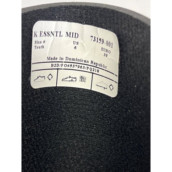 BOGS Essential Mid Youth 6 Boots Black Rain Outdoor Waterproof Lightweight  NEW - Picture 9 of 9